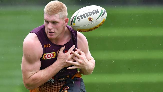 Thomas Flegler — the young Bronco is on the Titans shopping list. (AAP Image/Darren England)