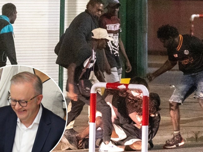 Anthony Albanese and violence in Alice Springs