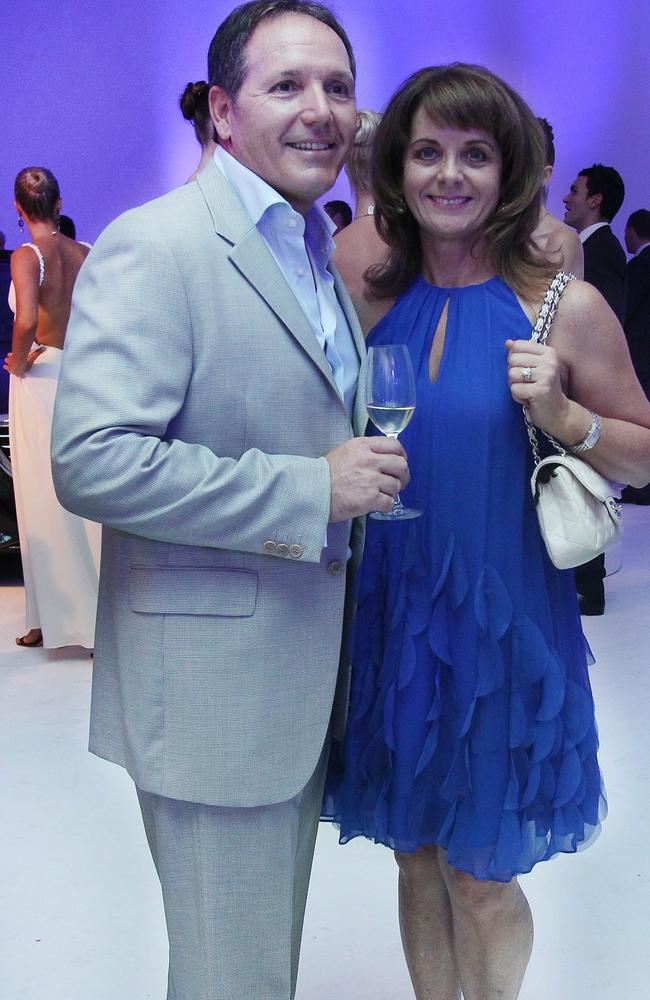 Angelo and Sandra Russo, both of Kangaroo Point, at a Mercedes Benz launch. Picture: Adam Smith