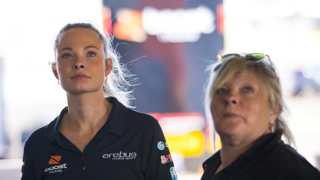 Shannen Kiely (L) has emerged as the early favourite to inherit Erebus Motorsport from team owner Betty Klimenko.