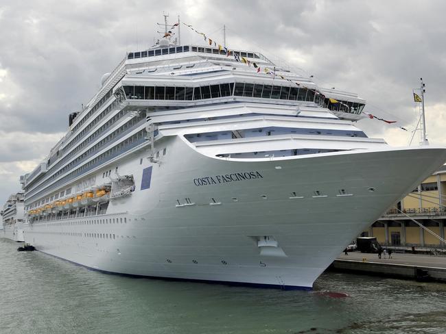 The Costa Fascinosa cruise ship was built by Fincantieri.