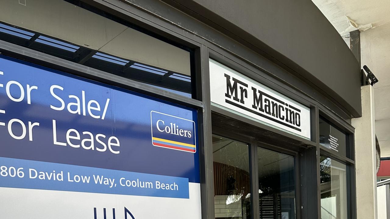 Coolum Beach restaurant Mr Mancino closed in May 2023.