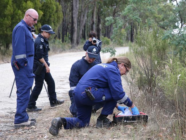 MELBOURNE, AUSTRALIA - FEBRUARY 23 2024Police continue their search for missing woman Samantha Murphy in Woowookarung Regional Park in Mount ClearPicture: Brendan Beckett