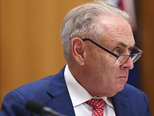 CANBERRA, AUSTRALIA, NewsWire Photos. OCTOBER 26, 2023: Minister for Trade and Tourism Don Farrell appears before an Economics Senate Inquiry at Parliament House in Canberra. Picture: NCA NewsWire / Martin Ollman