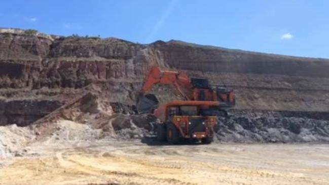 Super sized trucks and diggers get to work at Meandu Mine