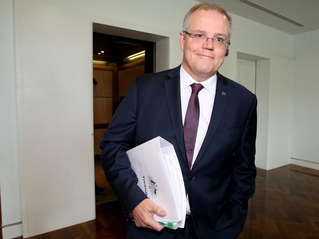 Treasurer Scott Morrison has a tough week ahead of him with the delivery of the Federal Budget. Picture: Kym Smith