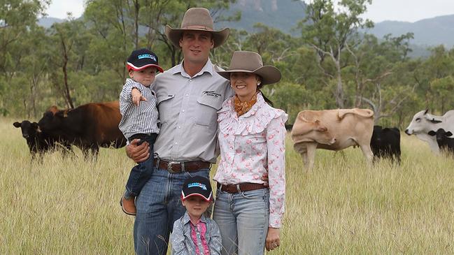 Richard and Dyan Hughes’ son Bristow and wife Ureisha manage Strathalbyn Station, near Bowen QLD, grazing about 6500 head of cattle.