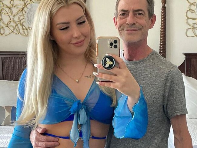 Nicole's boyfriend is often mistaken for being her grandfather. Picture: Instagram / @nicoledownns