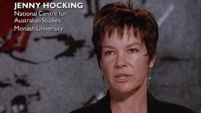 Professor Jenny Hocking and her many conspiracy theories. Picture: Supplied