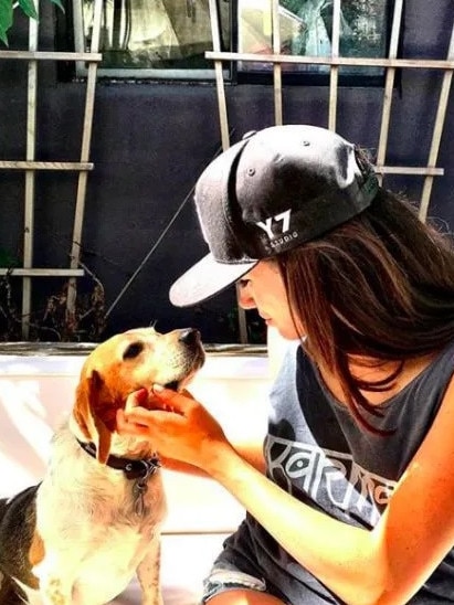 Meghan Markle's dog Guy has died. Picture: Instagram