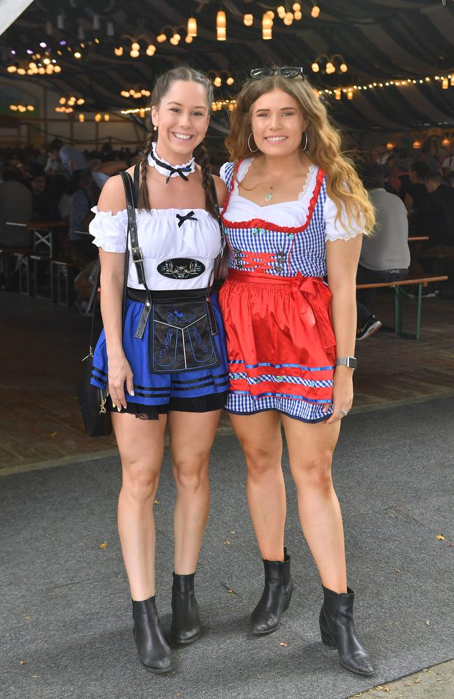 Brisbane Oktoberfest Best Dressed 2022:Courtney Isakka Kate Hassed. Fourth place.