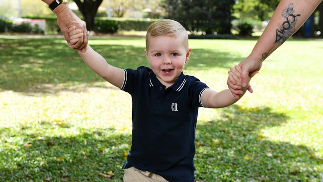 Hudson Fisher, 2, has been voted cutest toddler by Townsville Bulletin readers. Picture: Shae Beplate.