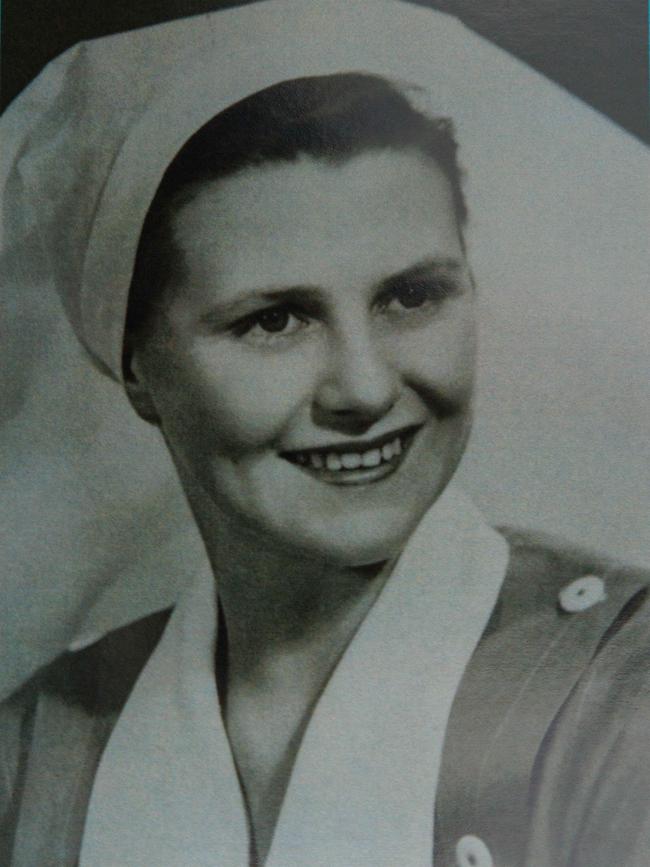 Mrs Kennedy was a nurse with the army during the war.