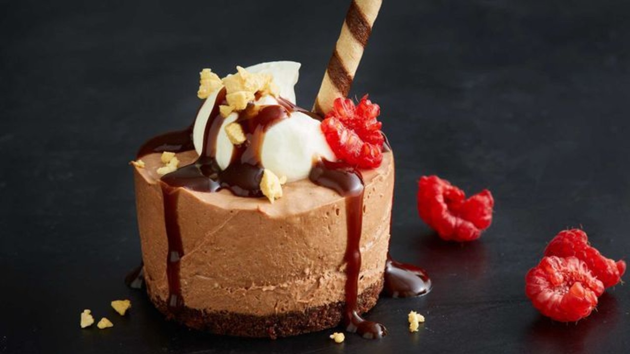 You can't go wrong with chocolate cheesecake.