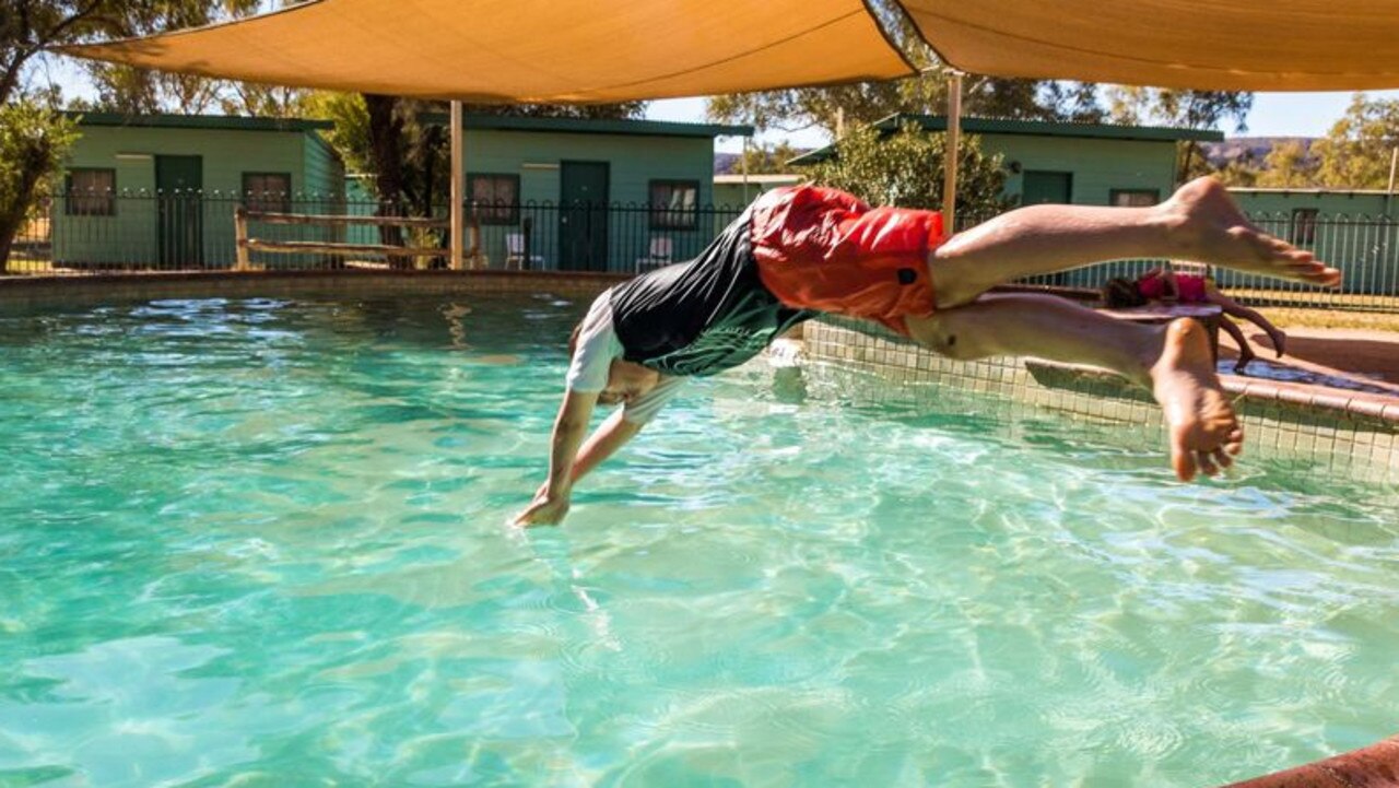 Ross River Resort in the East MacDonnell Ranges has announced it will be closing its doors to the general public, but remain available for functions, festivals and group bookings. Picture: Ryan Webber