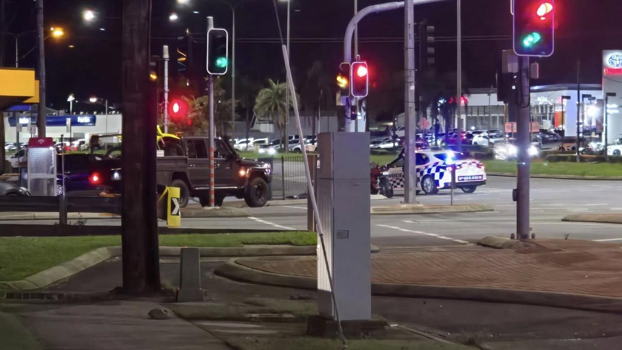 Police have charged a 44-year-old Edge Hill man after the alleged offender crashed a motorcycle and attempted to carjack a vehicle in attempts to evade police. Picture: Phil Moody