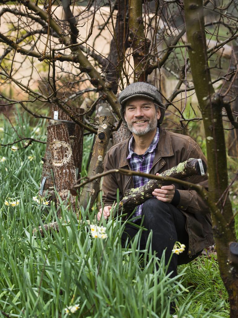 Kirsten Bradley and Nick Ritar run Milkwood Permaculture from Melliodora in Victoria. Picture: Zoe Phillips