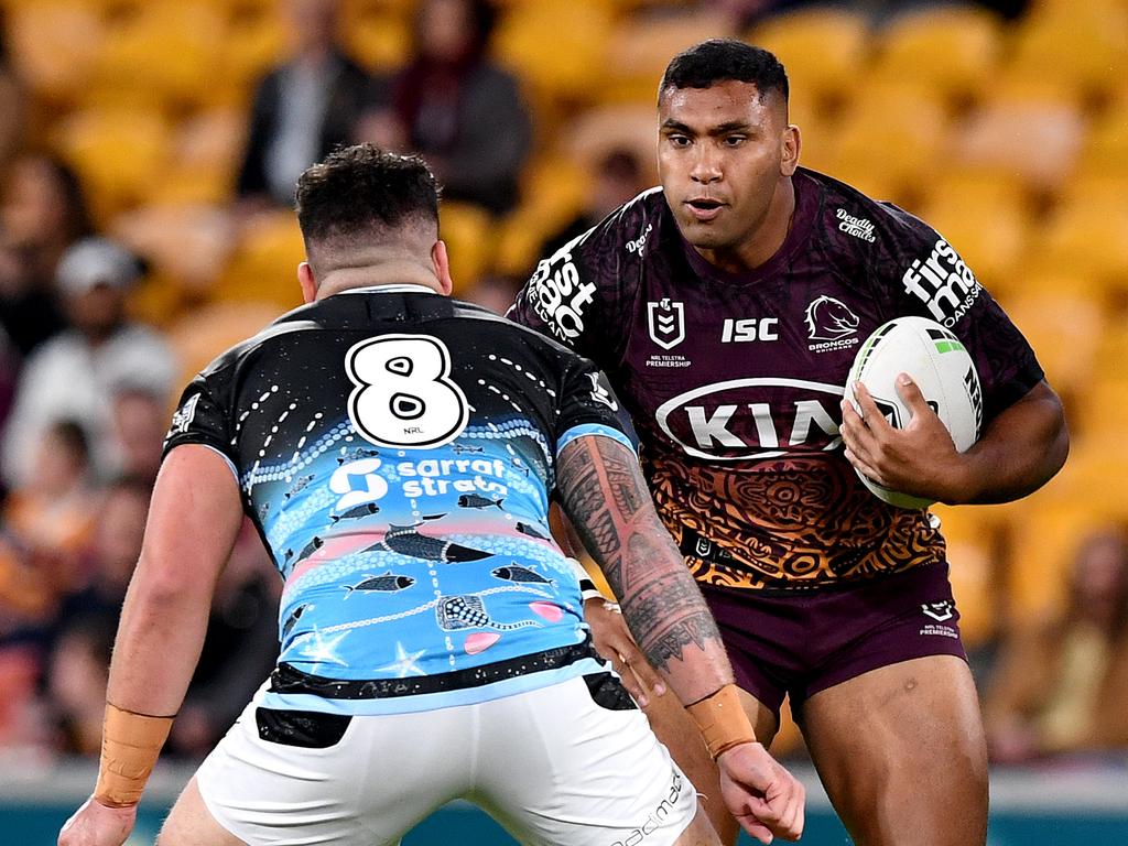 Tevita Pangai Jr is on the nose at Red Hill.