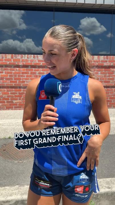 Do AFLW stars remember their first grand final?  