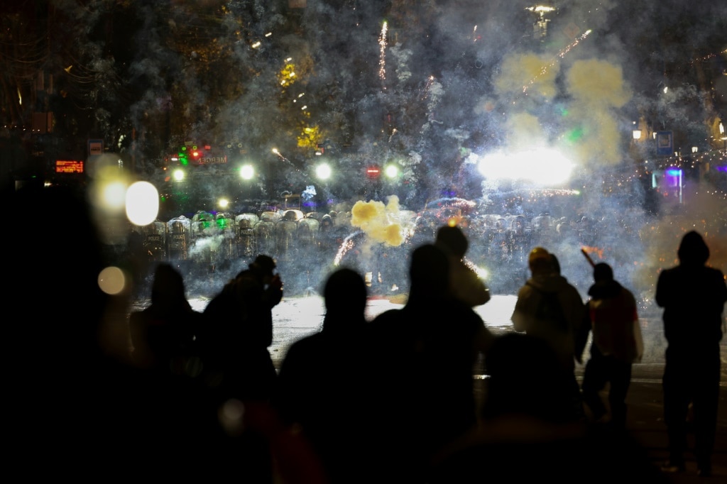 Thousands Rally In Georgia After Police Raid Opposition Offices | Daily ...