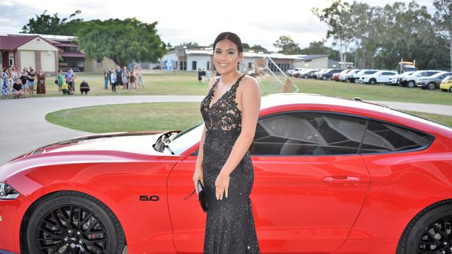 Carli Kite. Photographs from the Gilroy Santa Maria College Formal 2022 in Ingham on Friday night. Picture: Cameron Bates