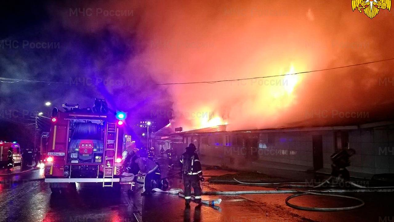 The Kostroma nightclub fire after a returned soldier let off a flare.
