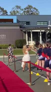 Grand entrances at Caloundra Christian College formal