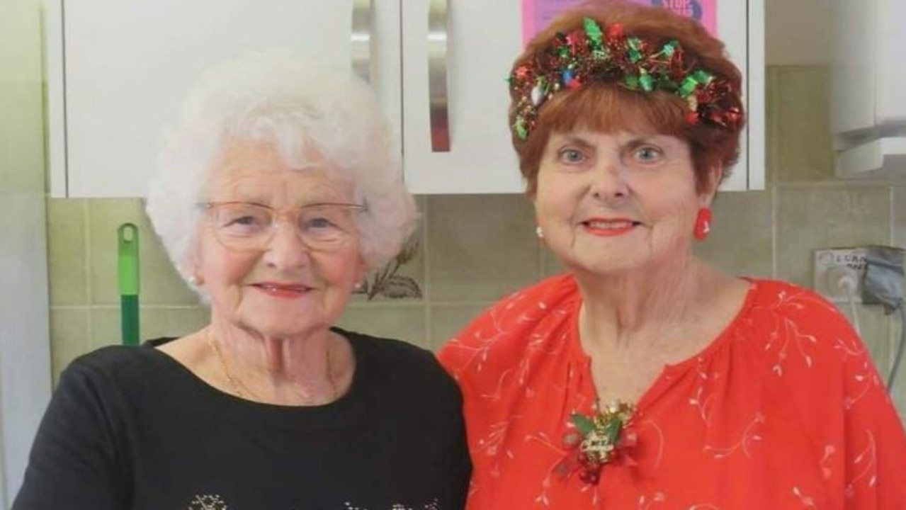 Coral Seinor and Thelma Clausen died in the crash. Picture: 9 NEWS