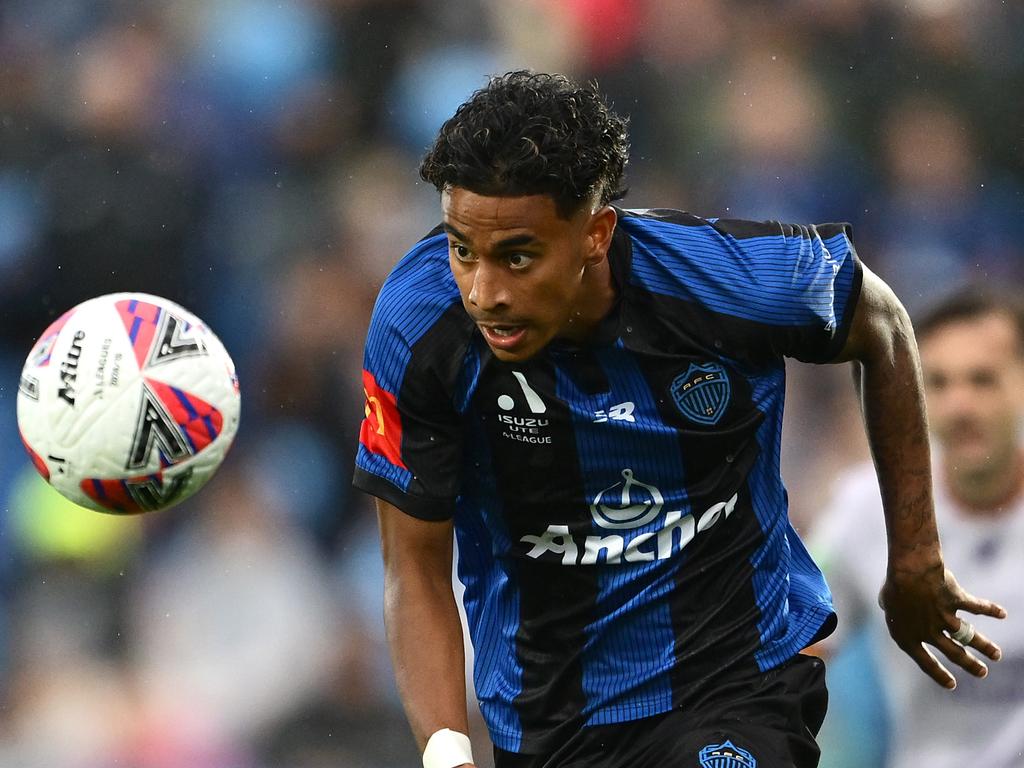 Joe Champness of Auckland FC. Photo: Hannah Peters/Getty Images.