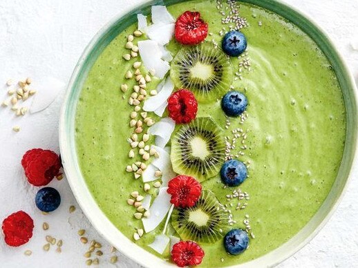 Super green smoothie bowl.