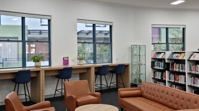 Northern Beaches Council is offering “comfy” seating to those who use the library after hours. Picture: Northern Beaches Council