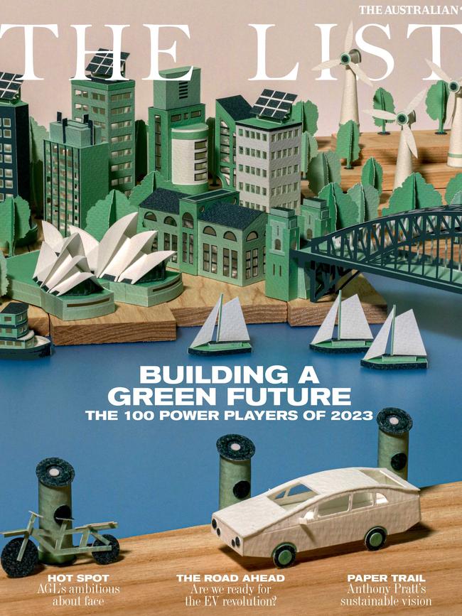 Cover image of the latest issue of The List, by Edinburgh-based paper model and animation artist Charles Young