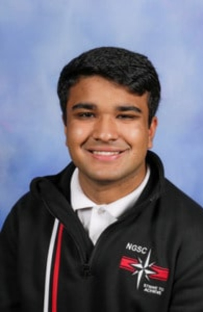 North Geelong Secondary College student Tanveer Singh