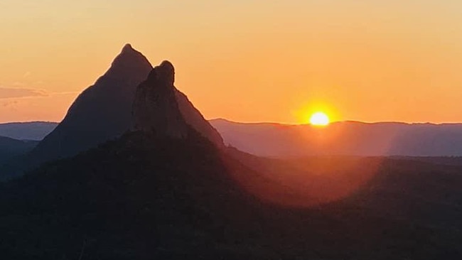 Glass House Mountains by Julie Cardwell