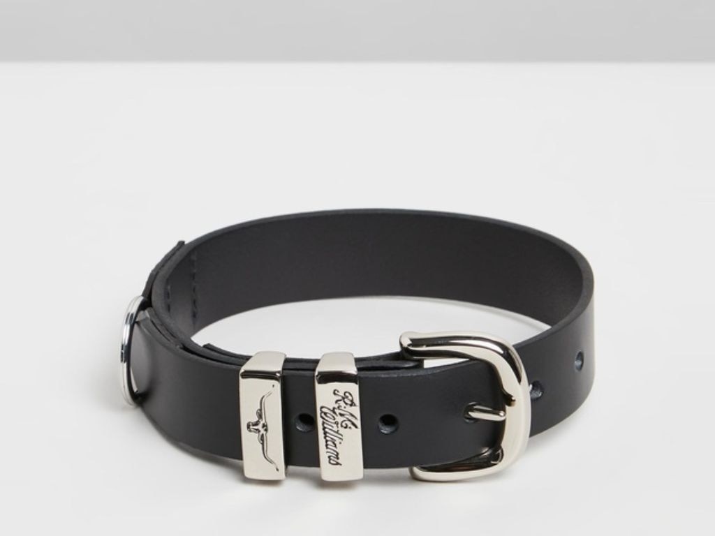 Soft leather dog collars hot sale australia