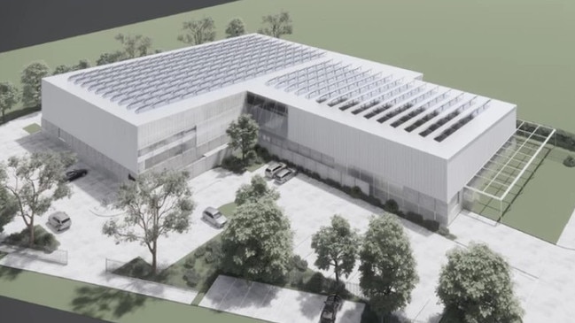 An artist's impression of the $10 million Manly Warringah Gymnastics Club Centre of Excellence at North Manly that would attarct 300,000 visitors a year. Picture: Supplied