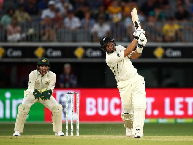 Ross Taylor is the major roadblock standing in between Australia and a mighty first innings lead. Picture: Getty