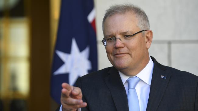 Australian Prime Minister Scott Morrison Picture: AAP Image/Lukas Coch