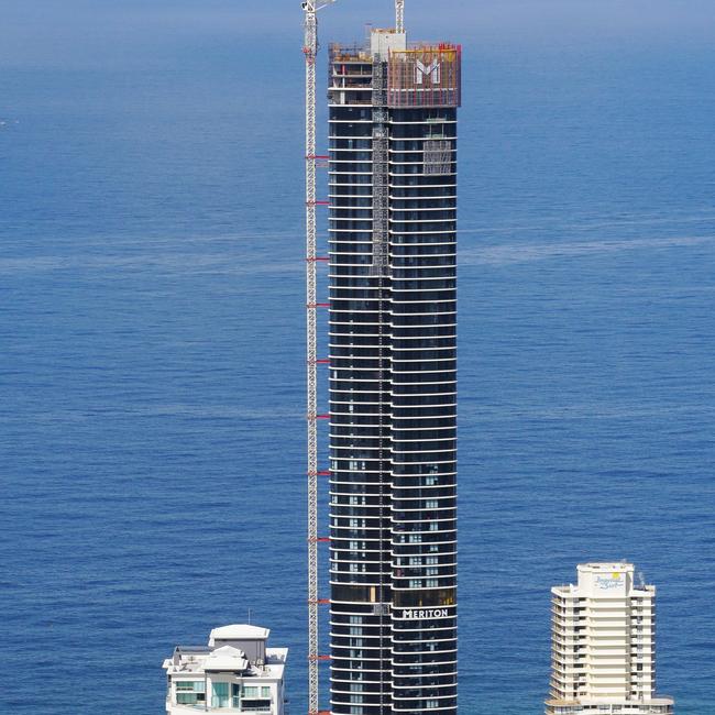 The Ocean super-tower under construction at Surfers Paradise.