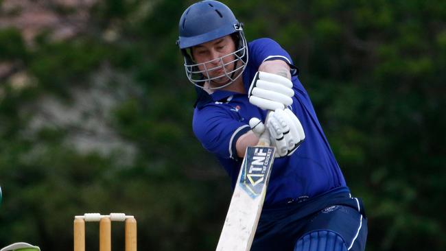 Mount Waverley captain Andy Power in action. Picture: Mark Dadswell/AAP