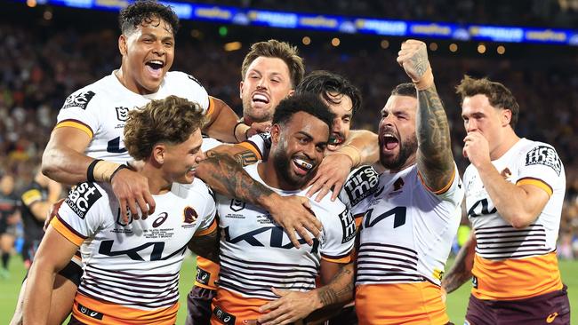 Ezra Mam has put pen to paper on a monster contract extension to stay with Brisbane until the end of 2029. Picture: Adam Head