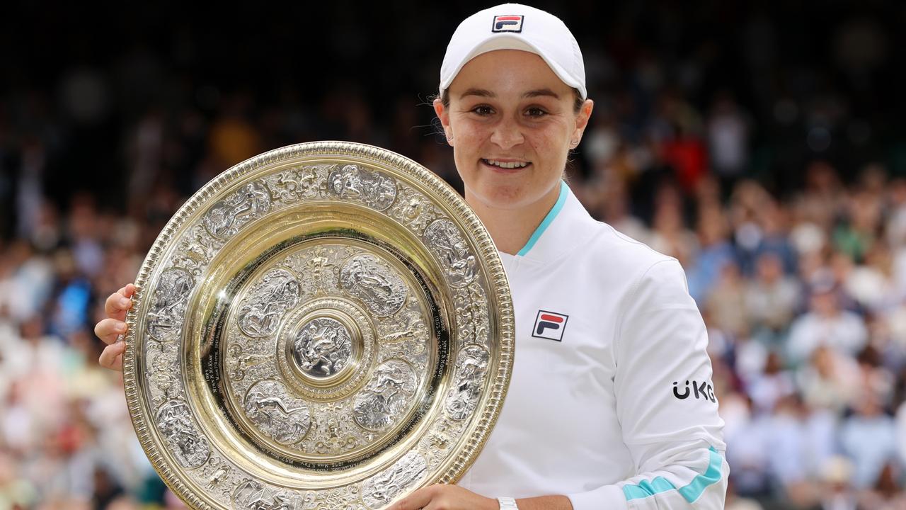 Former world number 1 and three-time Grand Slam winner Ash Barty had announced her retirement from tennis at the age of 25. Picture: Getty Images