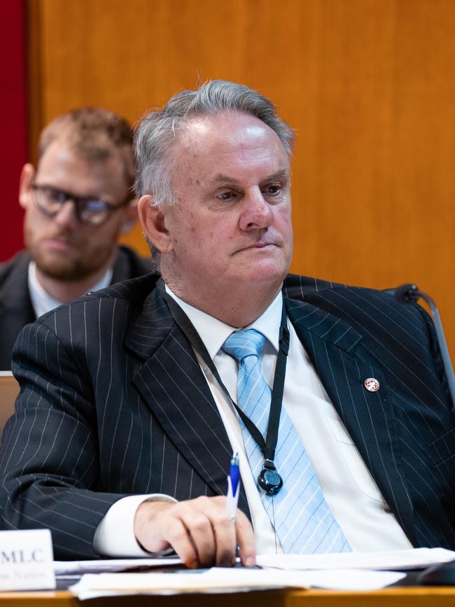 Mark Latham had sensationally quit One Nation in August, accusing the party’ head office of misappropriating taxpayer funds. Picture: NCA NewsWire / Christian Gilles