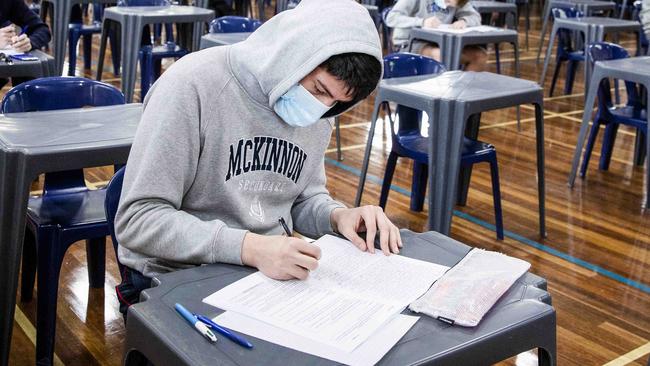 VCE students want special consideration on their ATAR results in 2021. Picture: Nicole Cleary