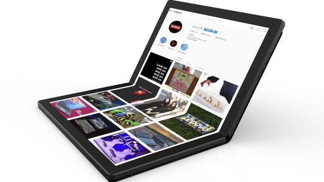 The foldable PC is the latest in the ThinkPad range. Picture: Lenovo