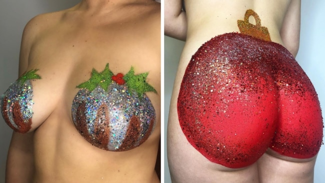 Reindeer glitter boobs are back - but would YOU be brave enough to