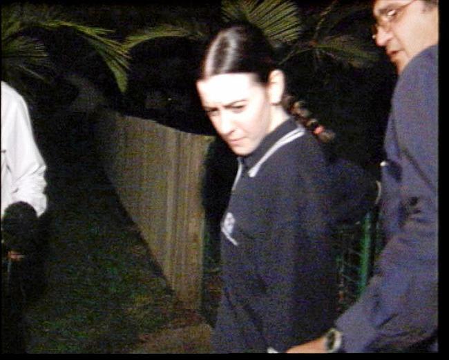 Natasha Ryan after she was found by police in Rockhampton in 2003. . Picture: WIN News