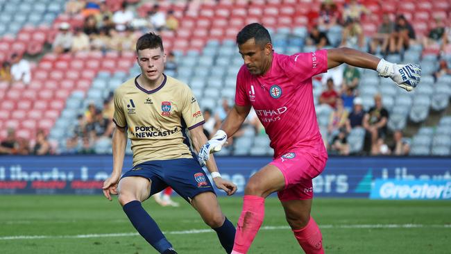 Justin Vidic was impressive in his A-League debut. Photo by Jeremy Ng/Getty Images