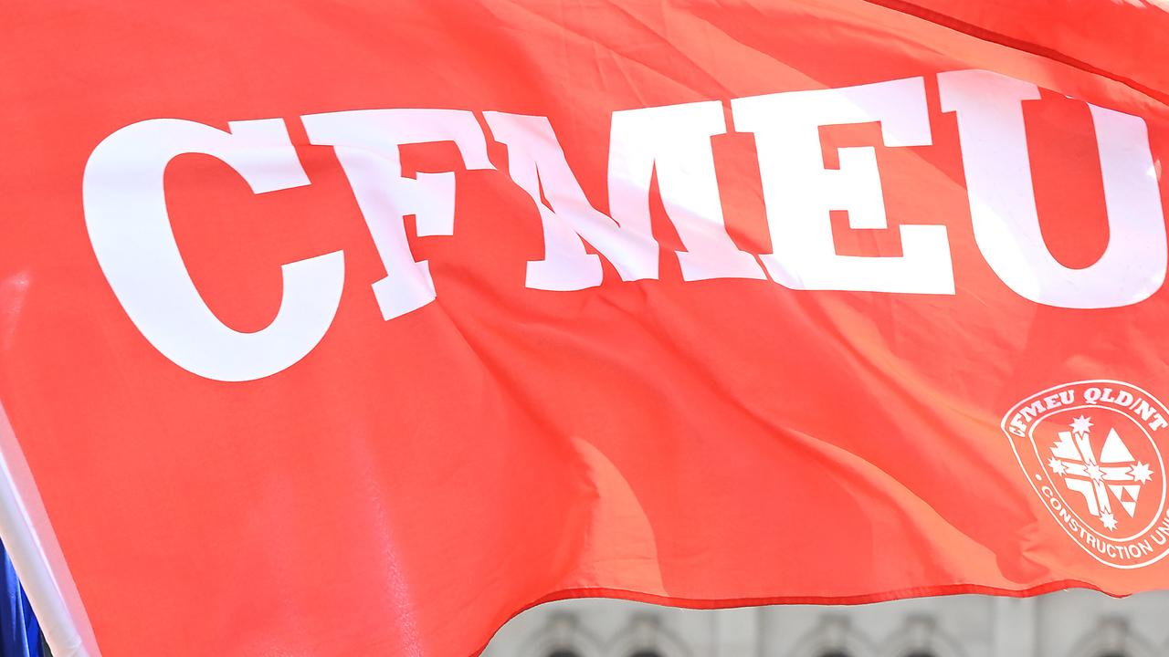 Unionists to rally in Brisbane in support of CFMEU