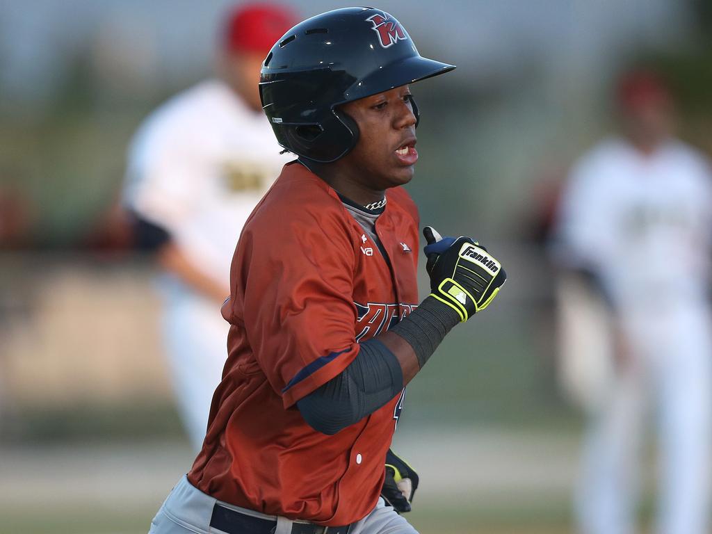 25/11/16 - ADELAIDE BITE versus MELBOURNE ACES. Melbourne's No.42 Ronald Acuna. Picture Dean Martin